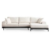 Atelier Del Sofa ugaona garnitura Eti Black Right White | ePonuda.com