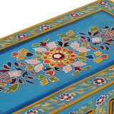 vidaXL Komoda turkizna 55x30x76 cm trden mangov les | Shoptok.si