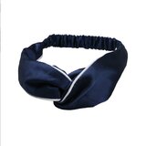 INF Luksuzni satenast naglavni trak iz umetne svile za ženske NavyBlue, (21784150) | Shoptok.si