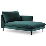 Cosmopolitan Design petrolej zelen žameten počivalnik Vienna, desni kot | Shoptok.si