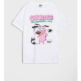 Sinsay Pamukna dvodijelna pidžama s printom Courage the Cowardly Dog | shoptok.hr