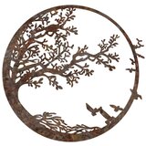 Asir zidna dekoracija metalna Drvo 66x68 cm | ePonuda.com