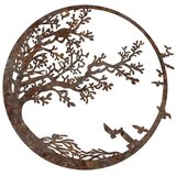 Asir Zidna dekoracija Rusty Tree, 66x68 cm, Smeđa Cijene