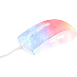 DELTACO GAMING Miš WM87 Polu-transparenten RGB Ultralag, USB, BELA | Shoptok.si
