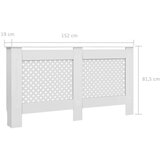 vidaXL pokrovi za radijator 2 kom bijeli 152 x 19 x 81,5 cm mdf | shoptok.hr