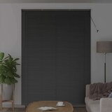 vidaXL Zavjesa za prozor sa zavjesama Ostalo Crna 155 x 220 cm Aluminij | shoptok.hr