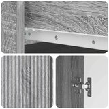  Strani šal Siva Sonoma 66 x 34,5 x 90 cm Inženirski les, (5000217485) | Shoptok.si