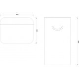 Copen Bambus korpa za veš CONCEPT 400x300 visina 600 C-07-053W (C-07-053W) | ePonuda.com