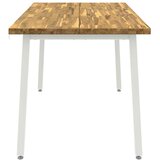  Kvadratni blagovaonski stol 160 x 70 x 75 cm Bijela - Bijela 160 x 70 x 75 cm Četvrtasto | shoptok.hr