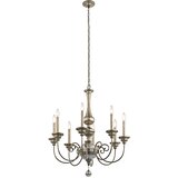 Elstead Lighting Elstead Rosalie Lestenec z 8 lučmi, zlata barva, E14, (22099709) | Shoptok.si