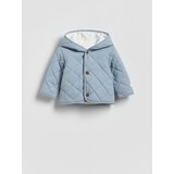 Reserved Pamučna jakna s kapuljačom - svjetloplavo | shoptok.hr