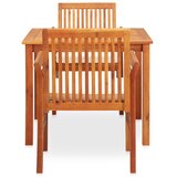  3-dijelni vrtni blagovaonski set s jastucima bagremovo drvo | shoptok.hr