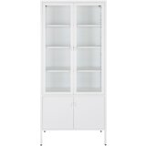 House Nordic Bela kovinska vitrina 80x180 cm Brisbane – Cene