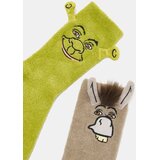 Sinsay Visoke čarape od šenila s vezom i 3D elementima 2 pack Shrek | shoptok.hr