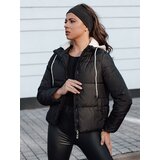 DStreet Kurtka damska zimowa NORDPUFF puchowa z kapturem czarna | Shoptok.si