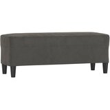  Klupa tamnosiva 100 x 35 x 41 cm baršunasti | shoptok.hr