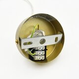 Luster na sajli SOLARI 10xE14/15W/230V zlatna/zadimljena crna | Eponuda.com