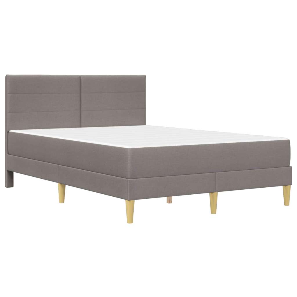 Okvir za krevet Sivo-smeđa 140 x 190 cm Poliester | shoptok.hr