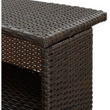  Vrtni barski stol smeđi 120 x 55 x 110 cm od poliratana | shoptok.hr