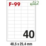  Etikete ILK 48,5x25,4mm odljepljive pk100L Fornax F-99 | shoptok.hr
