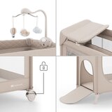 Kinderkraft prenosivi krevetac 2U1 leody up beige sa dodacima KCLEODUPBEG00AC | Eponuda.com