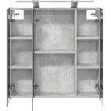  Kopalni&amp;scaron;ka ogledalna omara Betonsko siva 70 x 14,5 x 70 cm, (5000233032) Slike