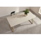 Venture Home Estelle pravokutni blagovaonski stol 200 × 90 cm, bež Cijene