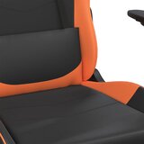  Igraća stolica crno-narančasta od umjetne kože | shoptok.hr