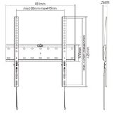  Zidni nosač GEMBIRD WM-55F-02 fiksni, 32”-55” | Eponuda.ba