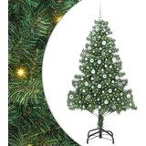 vidaXL Božično drevo med 300 LED z stojalom Zelena 210 cm PVC, (5000067163) | Shoptok.si