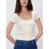 Reserved LADIES` BLOUSE - krem | shoptok.hr