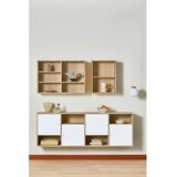 Hammel Furniture Bel/v naravni barvi TV komplet v hrastovem dekorju 176x61 cm Mistral – | Shoptok.si