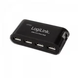 usb 2.0 hub, 4-Port, crni