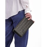 Vuch Clutch torbica Emeroo Intrecciato Olive, 13 x 28 cm Slike