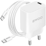 Polnilec 20W USB-C s kablom 60W Power Delivery, Bela, (5000213748)