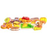 ECO TOYS Drvene namirnice za seckanje 23 dela | ePonuda.com