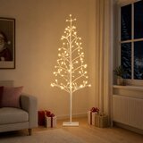  LED božićno drvce Bijela Čelik 196 LED lampica | shoptok.hr