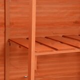  Vrtna kućica za pohranu 128x42x91 cm drvena | shoptok.hr