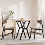  Blagovaonski stol Y-oblika 70x70x75 cm od borovine i čelik | shoptok.hr