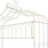  Vrtna klupa 122 cm željezna antikna bijela | Eponuda.com