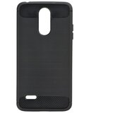  Gumijasti / gel etui Carbon za LG K10 (2017) - črni Cene