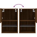 vidaXL TV ormarići s LED svjetlima 2 kom boja hrasta 40 5 x 30 x 60 cm | shoptok.hr