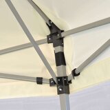  Šotor pop-up šestkoten s 6 stranicami kremno bel 3,6x3,1 m | Shoptok.si