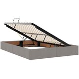  Otomanski krevet s pohranom Sivo-smeđa 140 x 190 cm tkanina | shoptok.hr