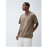 Koton Basic Oversize T-Shirt Crew Neck Short Sleeve Cotton