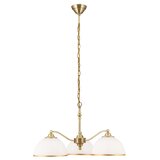 Orion LU 1838/3 - Luster na lancu OLD LAMP 3xE27/40W/230V bela/mesing | Eponuda.com
