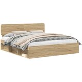  Konstrukcija postelje Sonoma 180 x 200 cm Masivno borovo les, (5000103008) | Shoptok.si