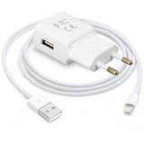 AVIZAR Polnilnik za iPhone Fast Charge 1,5 A s kablom Lightning - bel, (20618161) Cene