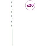  Podrška za biljke 20 pcs Zelena 110 x 0.6 x 0.6 cm Čelik | Eponuda.com