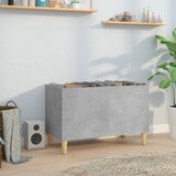 vidaXL Omarica za gramofonske plošče betonsko siva 74,5x38x48 cm les Cene